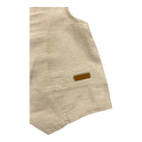 Losan Gilet Tinta Unita Beige per Bambino