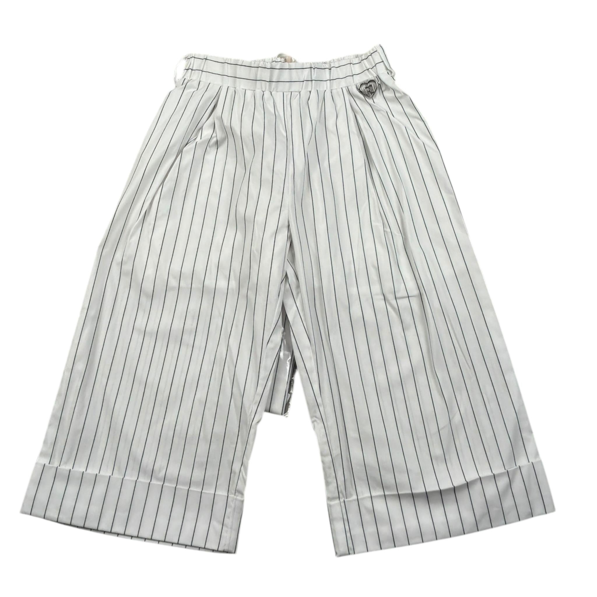 Liu Jo Pantalone Modello Palazzo per Neonata KA5057N BIANCO LIU JO 