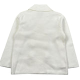 Il Gufo Giacca Tinta Unita Doppiopetto per Neonato PATGF402EM109 PANNA IL GUFO 