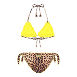 4Giveness Costume 2 Pezzi Triangolo-Slip per Bambina 125GBWBK5106 MARRONE 4GIVENESS 