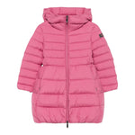 IL GUFO giubbino tinta unita cn cappuccio modello lungo Rosa per Bambina A24GP108N0106 ROSA IL GUFO 