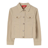 Max&Co. Giubbino Tinta Unita con Bottoni per Bambino MX0130 BEIGE MAX&Co. 