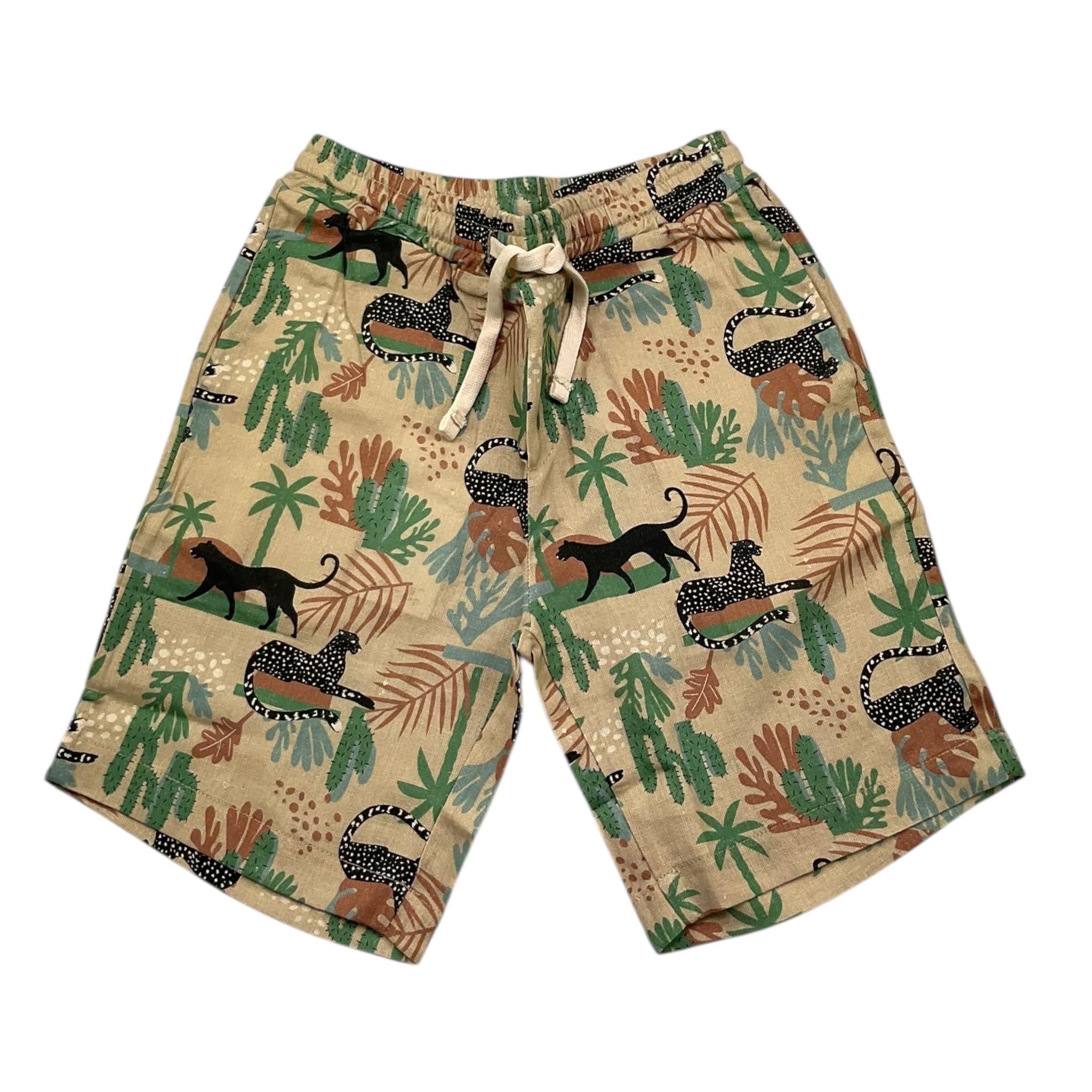 M+E' Bermuda Tinta Unita Stampa Fantasia per Bambino UEM0563J BEIGE M+E' 