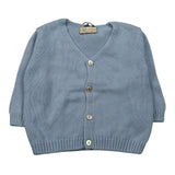 J.O. Milano Cardigan Tinta Unita Scollo A V per Neonato 573Z2 AZZURRO J.O. MILANO 