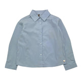 MANILA GRACE camicia tinta unita manica lunga Azzurro per Bambina MFBF24S222 AZZURRO MANILA GRACE 