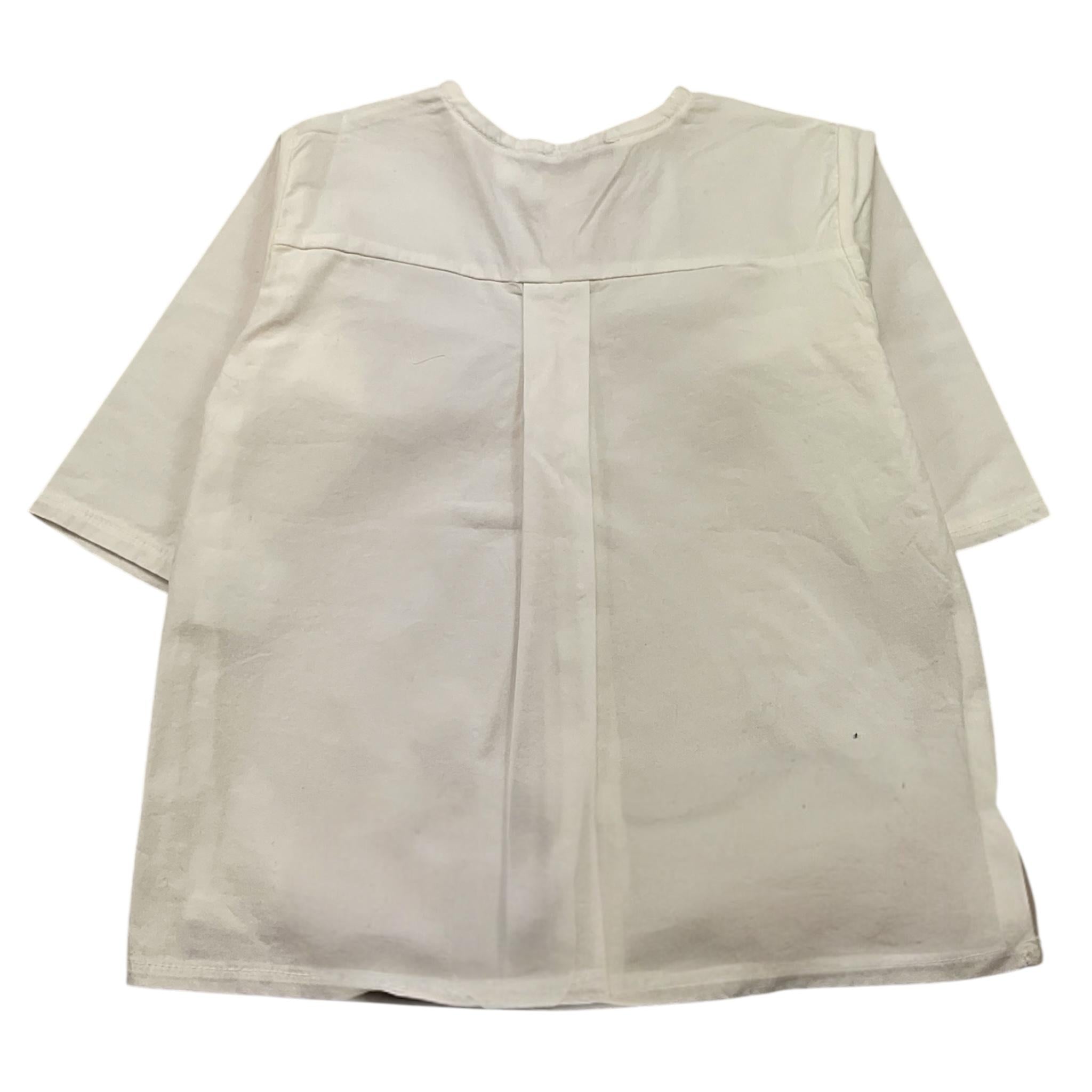 ZERO AMPERE camicia manica lunga tinta unita Panna per Neonato DUBLINO PANNA ZERO AMPERE 