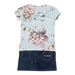 Guess Completo 2 Pezzi T-Shirt-Gonna per Neonata A5RG18J1314 VERDE ACQUA GUESS 