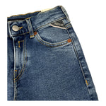 Replay Jeans Tinta Unita con Girovita Regolabile per Bambino SB9Z1 BLU REPLAY 