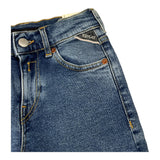 Replay Jeans Tinta Unita con Girovita Regolabile per Bambino SB9Z1 BLU REPLAY 