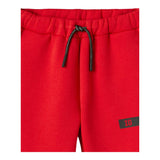 IL GUFO pantalone tuta tinta unita con stampa logo Rosso per Bambino A24PL398M0136 ROSSO IL GUFO 
