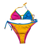 Saint Barth Costume 2 Pezzi Triangolo-Mutandina per Bambina CHARMS MULTICOLOR SAINT BARTH 