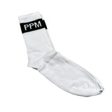 Paolo Pecora Calzini Tinta Unita con Logo per Bambino PP1569 BIANCO PAOLO PECORA 