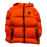 REFRIGIWEAR giubbino tinta unita con zip e cappuccio Arancione per Neonato RWN822 ARANCIONE REFRIGIWEAR 