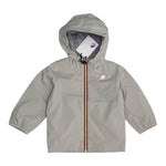 K-Way Giubbino Tinta Unita con Zip E Cappuccio per Bambino K41335WX GRIGIO K-WAY 