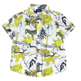 Chicco Camicia Mezza Manica Stampa Fantasia Bianco Per Bambino