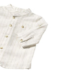 Mayoral Camicia tinta unita con Fantasia A Righe Panna per Neonato 11033X PANNA MAYORAL 