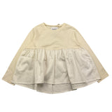 DOU DOU shirt girocollo tinta unita Panna per Bambina DV8A20 PANNA DOU DOU 