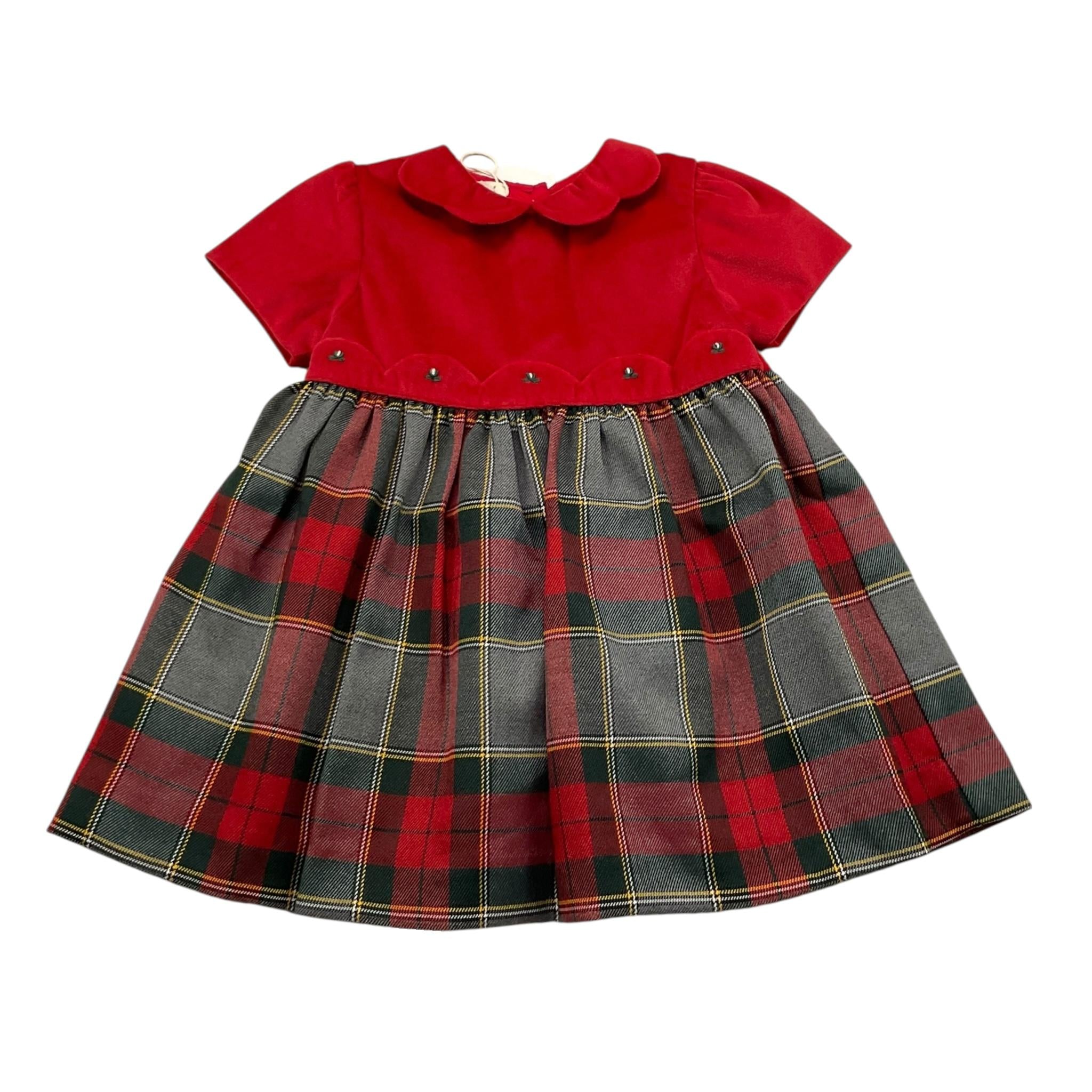 MALVI & CO abito mezza manica stampa fantasia Rosso per Neonata FCCI102VERR ROSSO MALVI & CO 