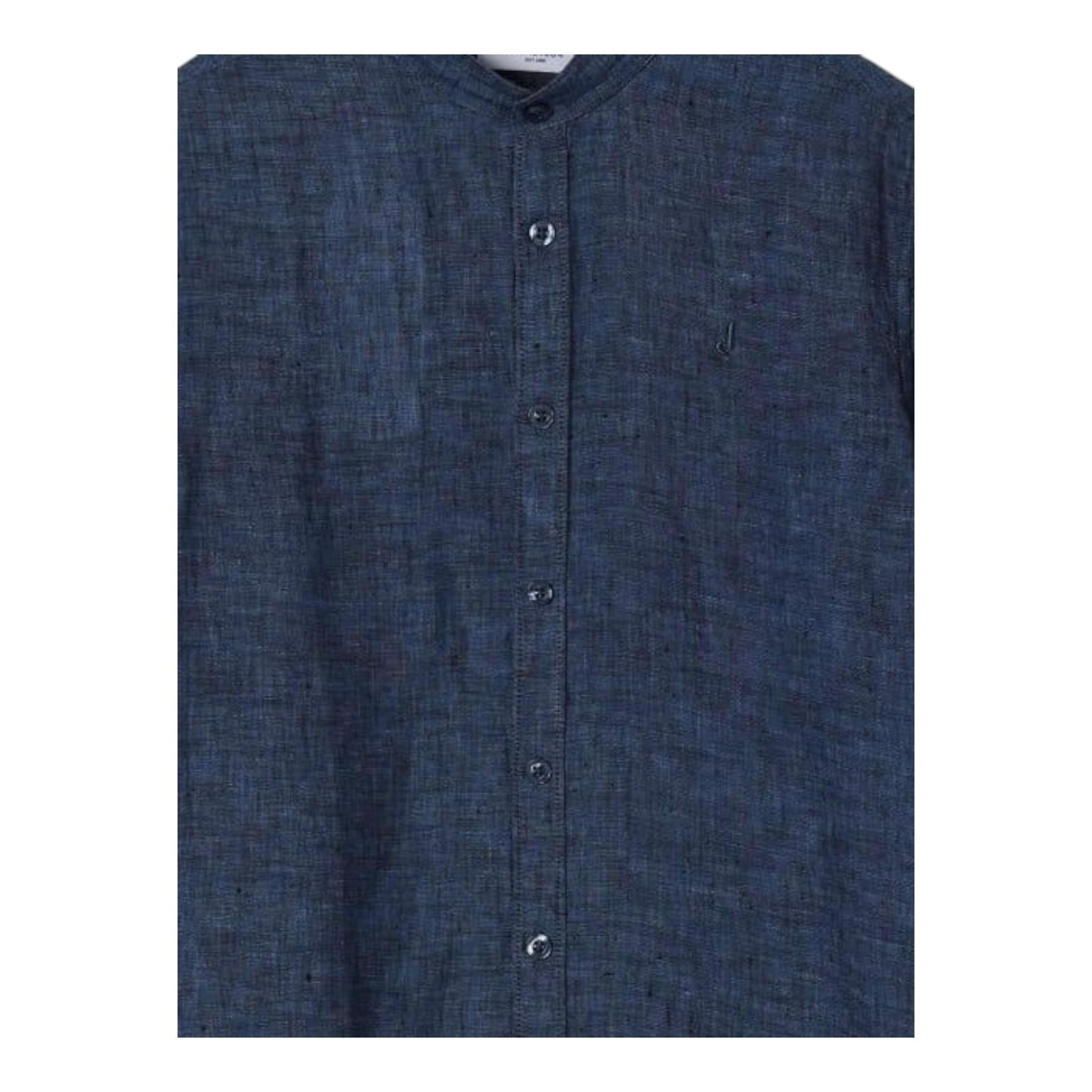 Jeckerson Camicia Manica Lunga Tinta Unita per Bambino 141SJMJS25 BLU JECKERSON 