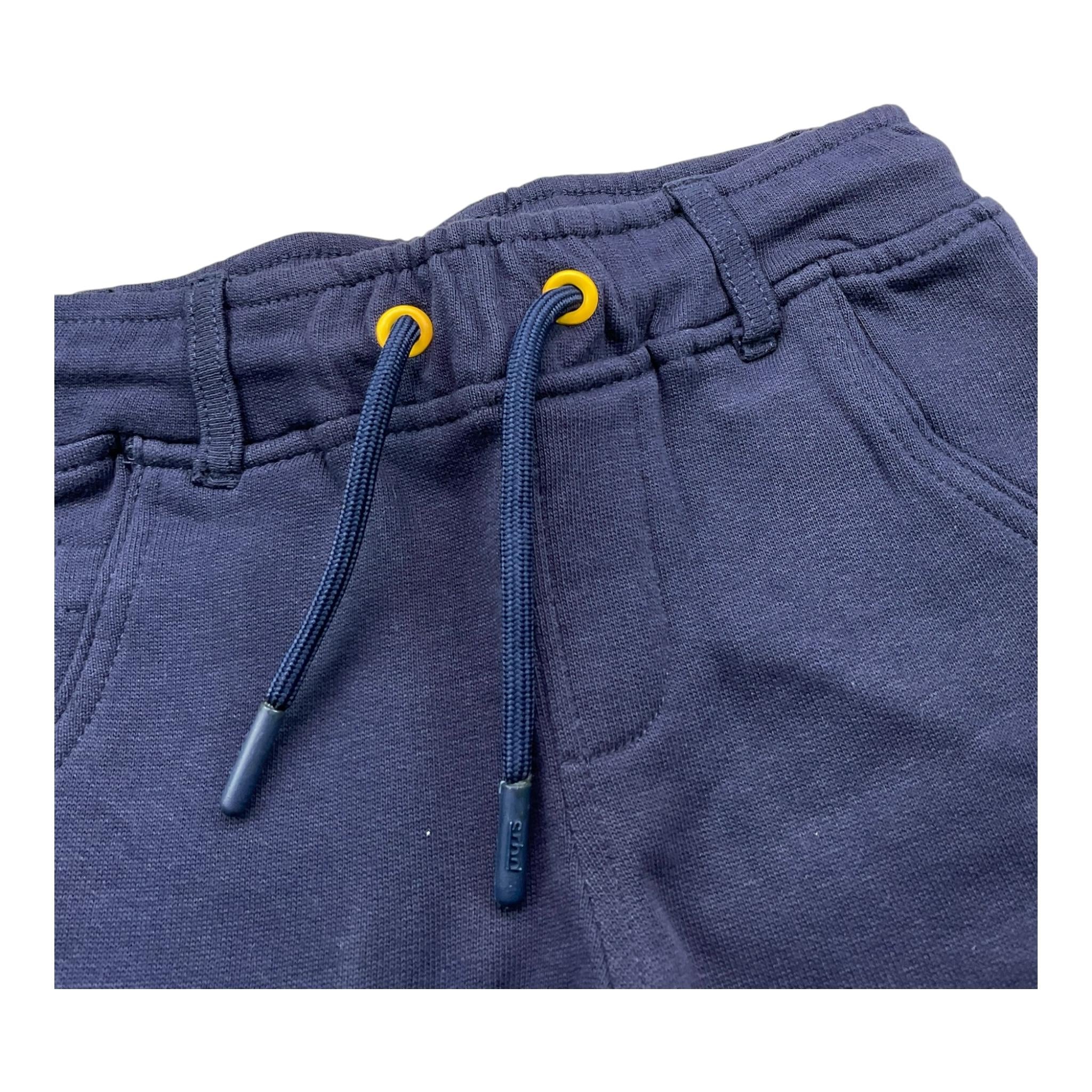 SARABANDA pantalone modello tuta tinta unita con elastico in vita Blu per Neonato 03144 BLU SARABANDA 