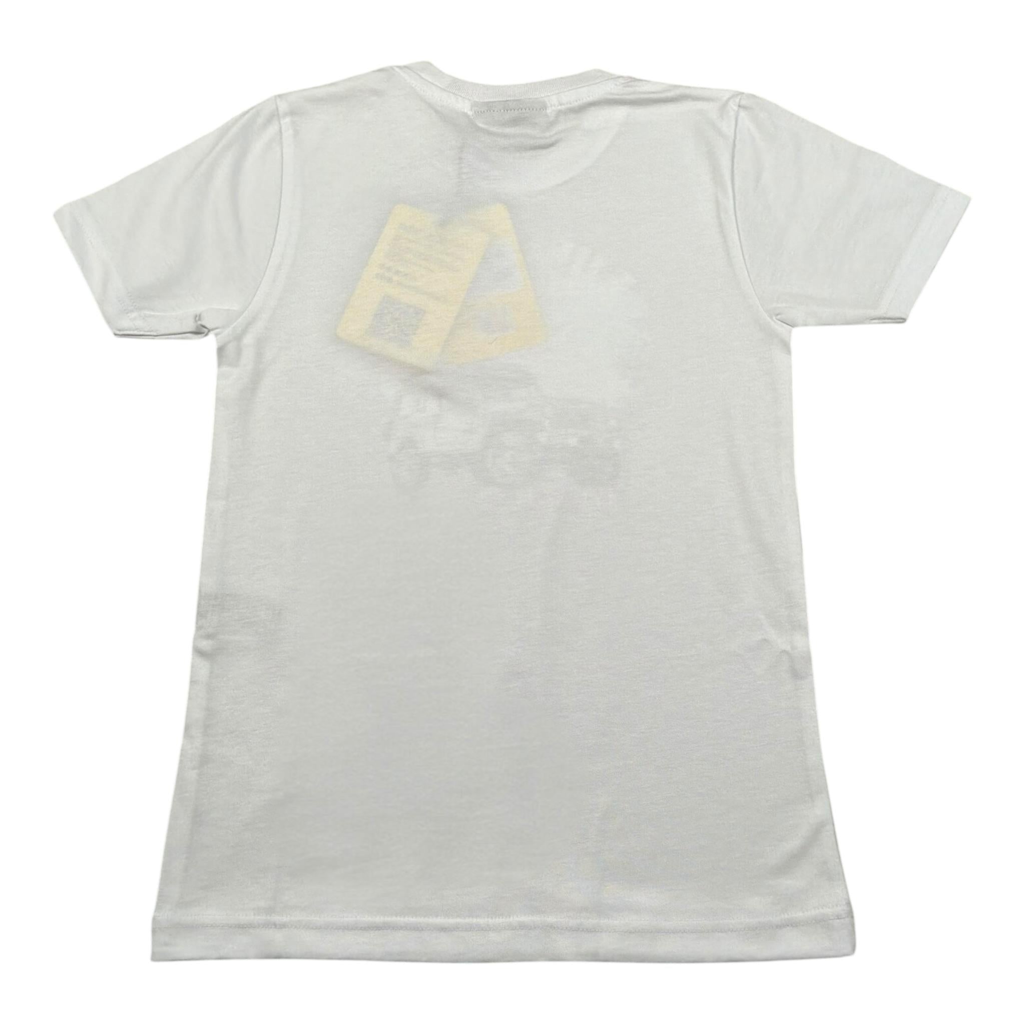 F**K T-Shirt Girocollo Tinta Unita con Logo per Bambino FJ25J01TS75WH BIANCO F**K 