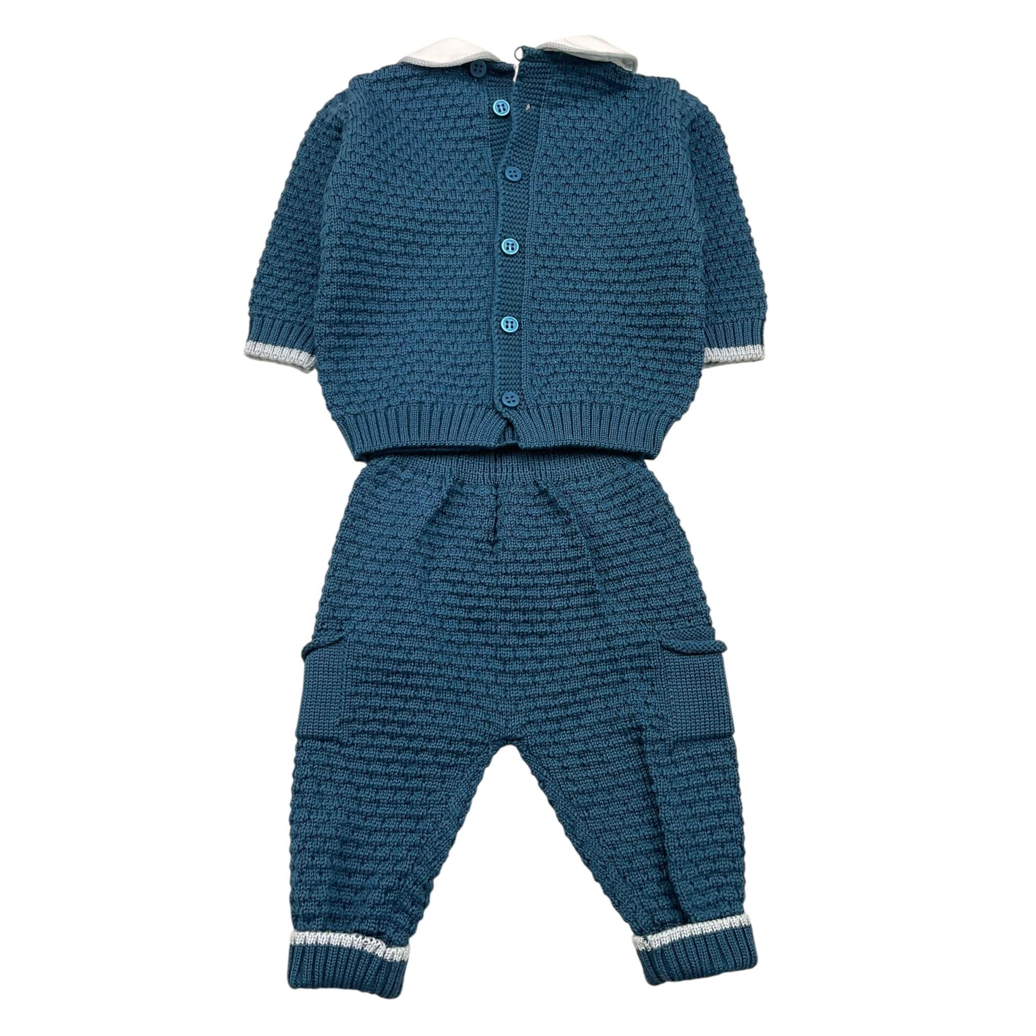 MARLU' completo 2 pezzi maglia-pantalone Blu per Neonato IB5950 BLU MARLU' 