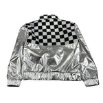 John Richmond Giubbino Tinta Unita con Fantasia E Zip per Bambino RBP26086GB ARGENTO JOHN RICHMOND 