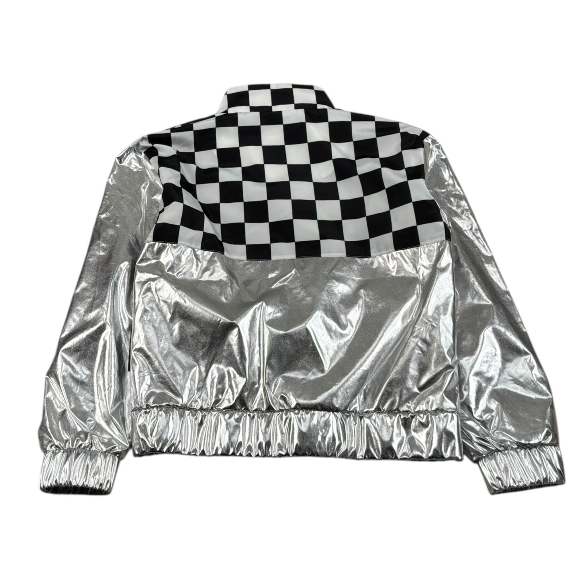 John Richmond Giubbino Tinta Unita con Fantasia E Zip per Bambino RBP26086GB ARGENTO JOHN RICHMOND 