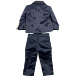 Shako' Completo 3 Pezzi Camicia-Giacca-Pantalone-Papillon Blu Per Neonato