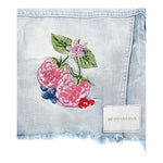 Monnalisa Giubbino In Denim con Stampa per Neonata 19E103 AZZURRO MONNALISA 