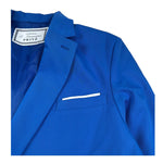 Daniele Alessandrini Giacca Tinta Unita Doppiopetto per Bambino 1235J00298 BLU DANIELE ALESSANDRINI 