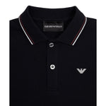 Emporio Armani Polo Mezza Manica Tinta Unita per Bambino 8N4FB3X BLU EMPORIO ARMANI 