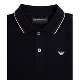 Emporio Armani Polo Mezza Manica Tinta Unita per Bambino 8N4FB3X BLU EMPORIO ARMANI 