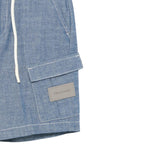 Trussardi Bermuda In Denim Tinta Unita per Bambino TIP25160BE AZZURRO TRUSSARDI 