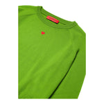 MAX&Co. maglia tinta unita girocollo con cuore Verde per Bambina MX00303 VERDE MAX&Co. 