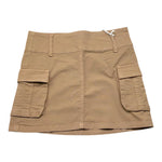 Lu Lu By Miss Grant Gonna Tinta Unita con Zip per Bambina LL3407 SABBIA LU LU BY MISS GRANT 