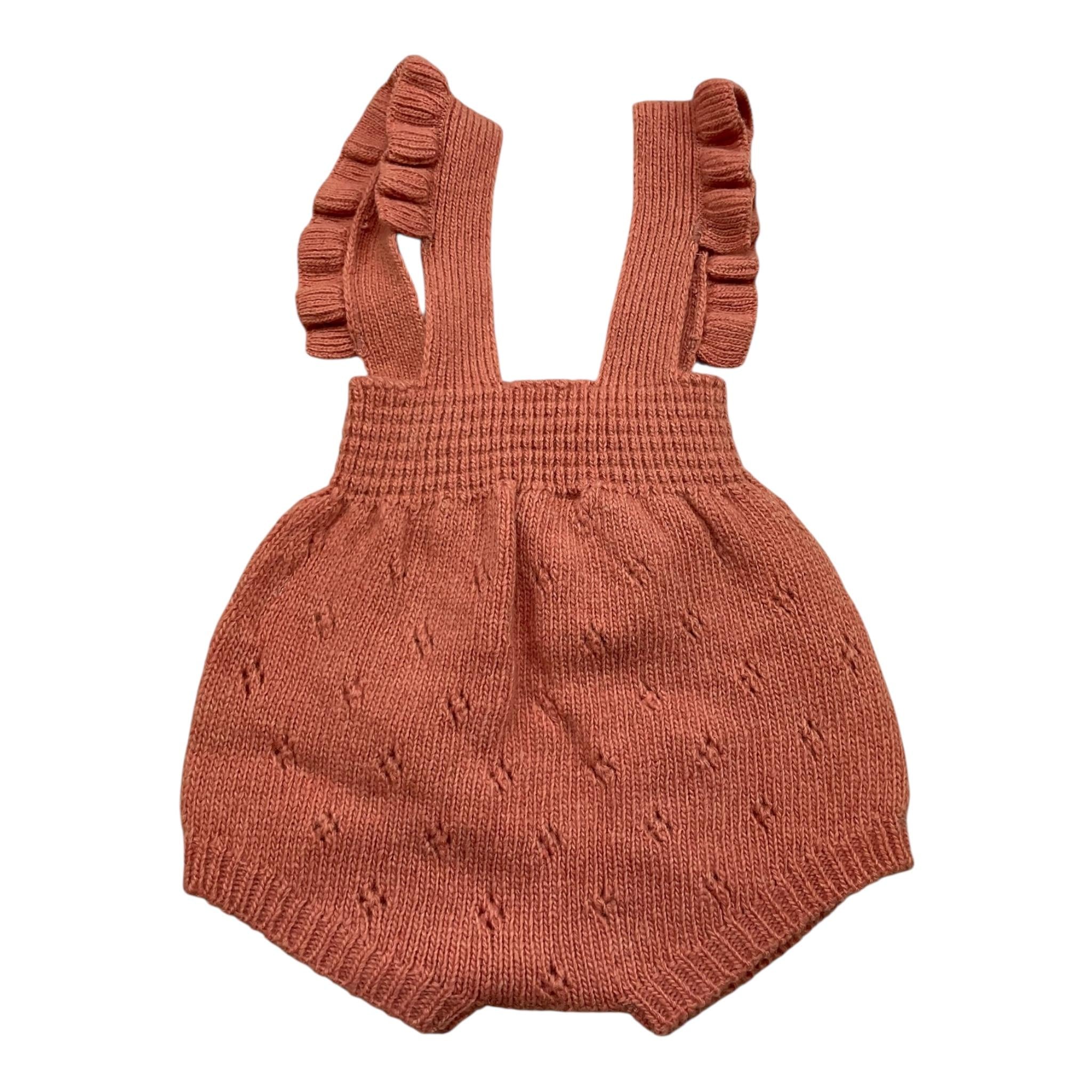 WEDOBLE pagliaccetto tinta unita con trafori Rosa per Neonata I2406305B ROSA WEDOBLE 