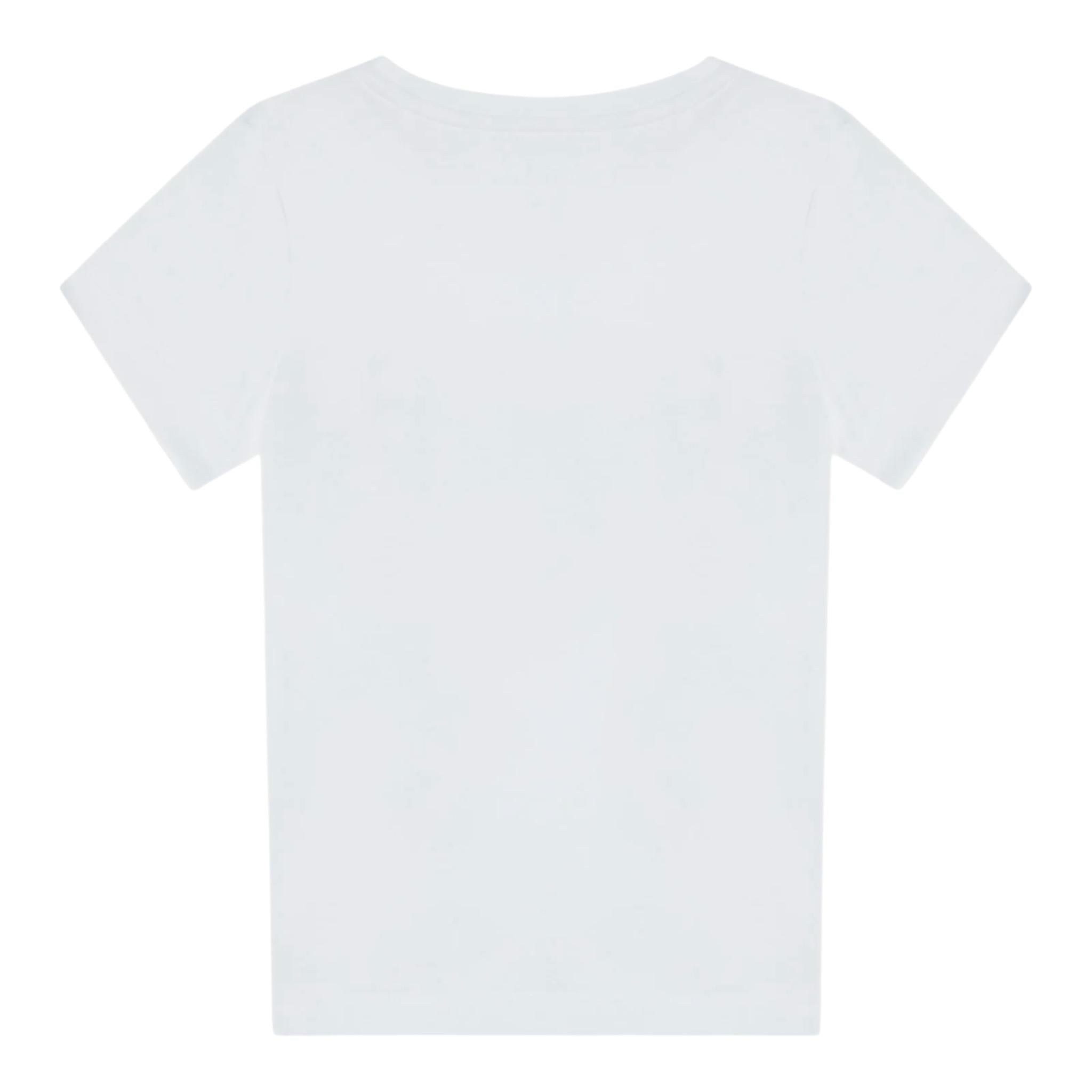 Guess T-Shirt Girocollo Tinta Unita con Logo per Neonata K5RI00K6YW4XX BIANCO GUESS 