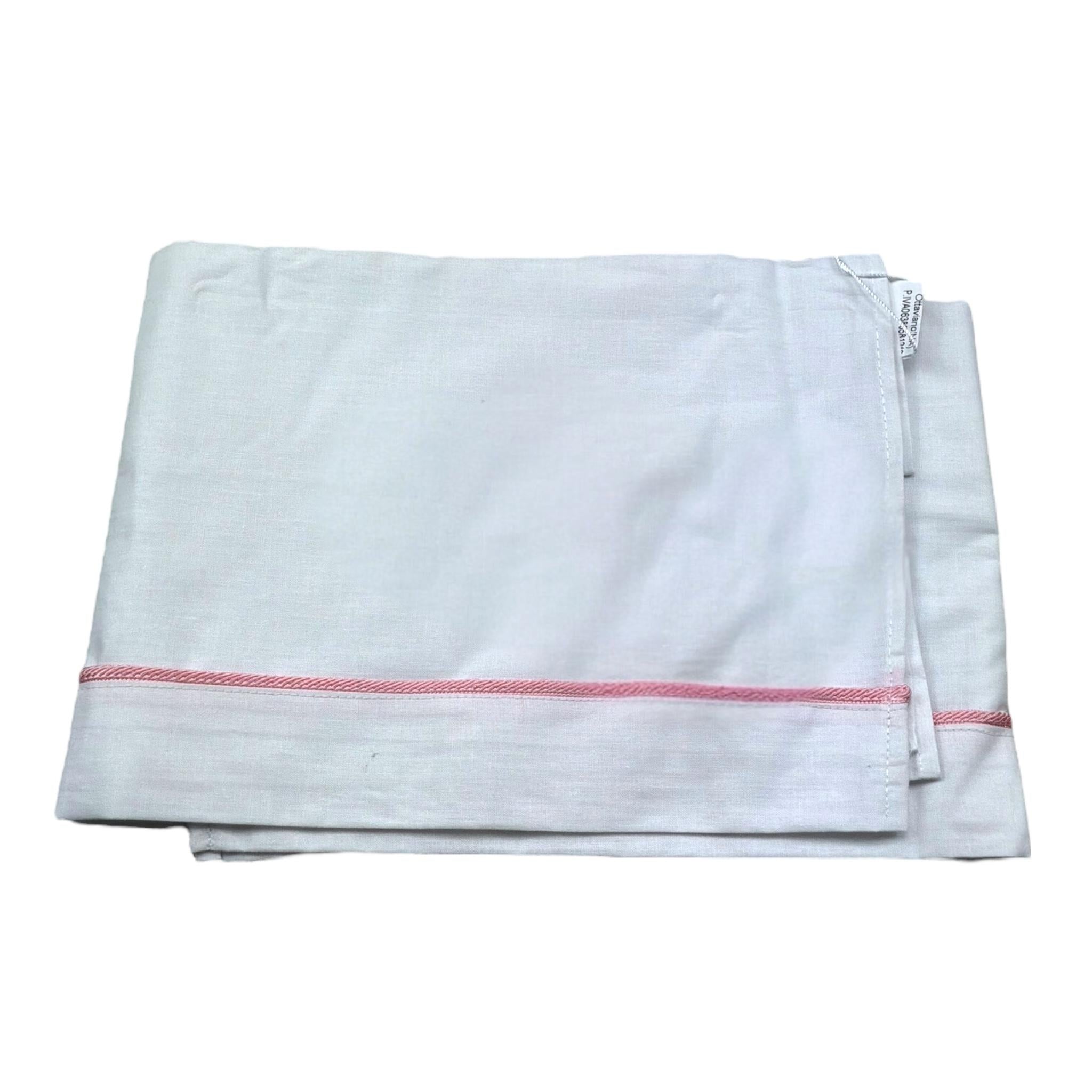 Isabel & Martinez Lenzuola Tinta Unita con Ricami per Neonata IM25N421 BIANCO ISABEL & MARTINEZ 