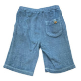 Zhoe & Tobiah Bermuda Tinta Unita Con Elastico In Vita Blu Per Neonato