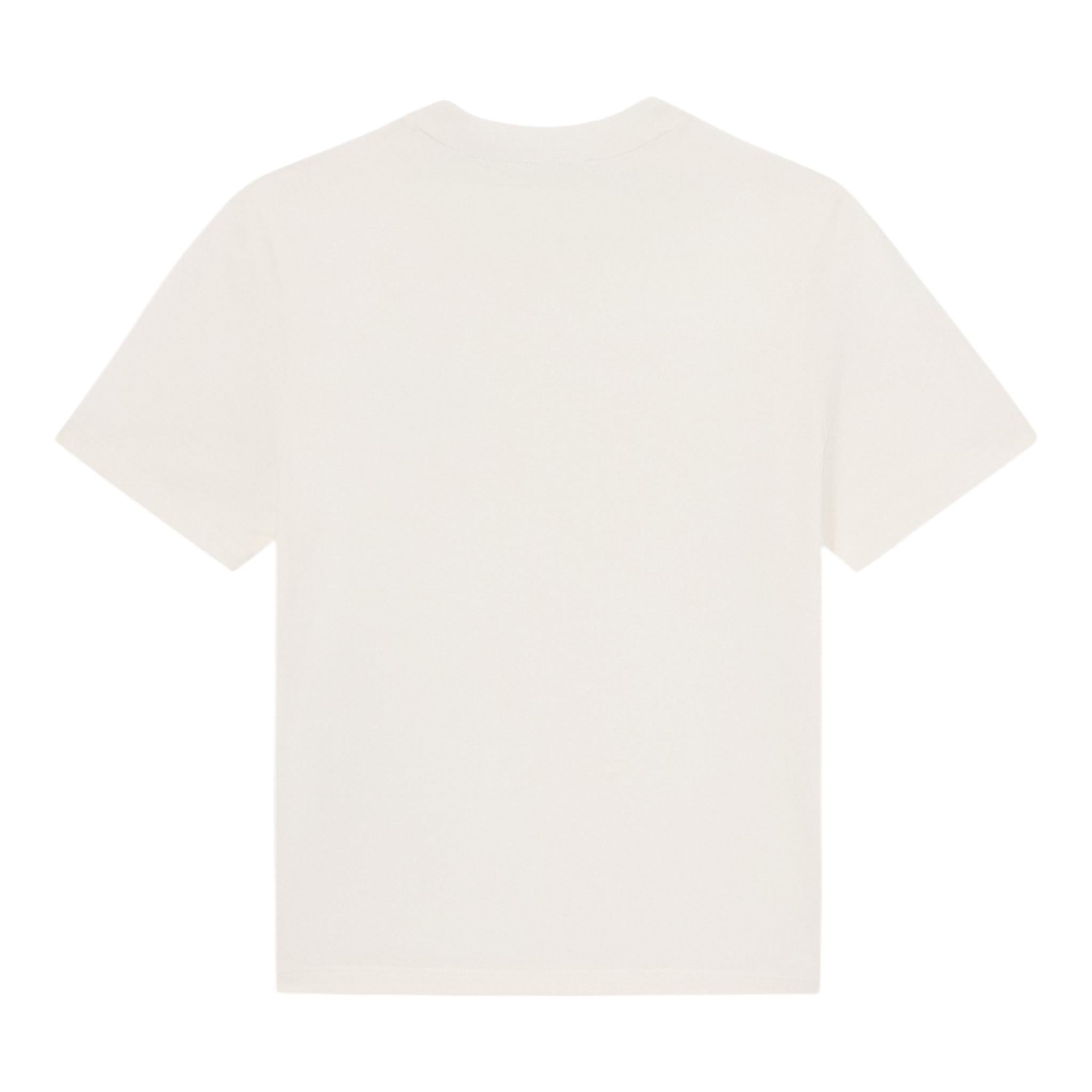 Emporio Armani T-Shirt Girocollo Tinta Unita con Logo per Bambino 7B000093 BIANCO EMPORIO ARMANI 