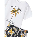 Mayoral Completo 2 Pezzi T-Shirt-Bermuda Bicolore per Bambino 366044 BIANCO/NERO MAYORAL 