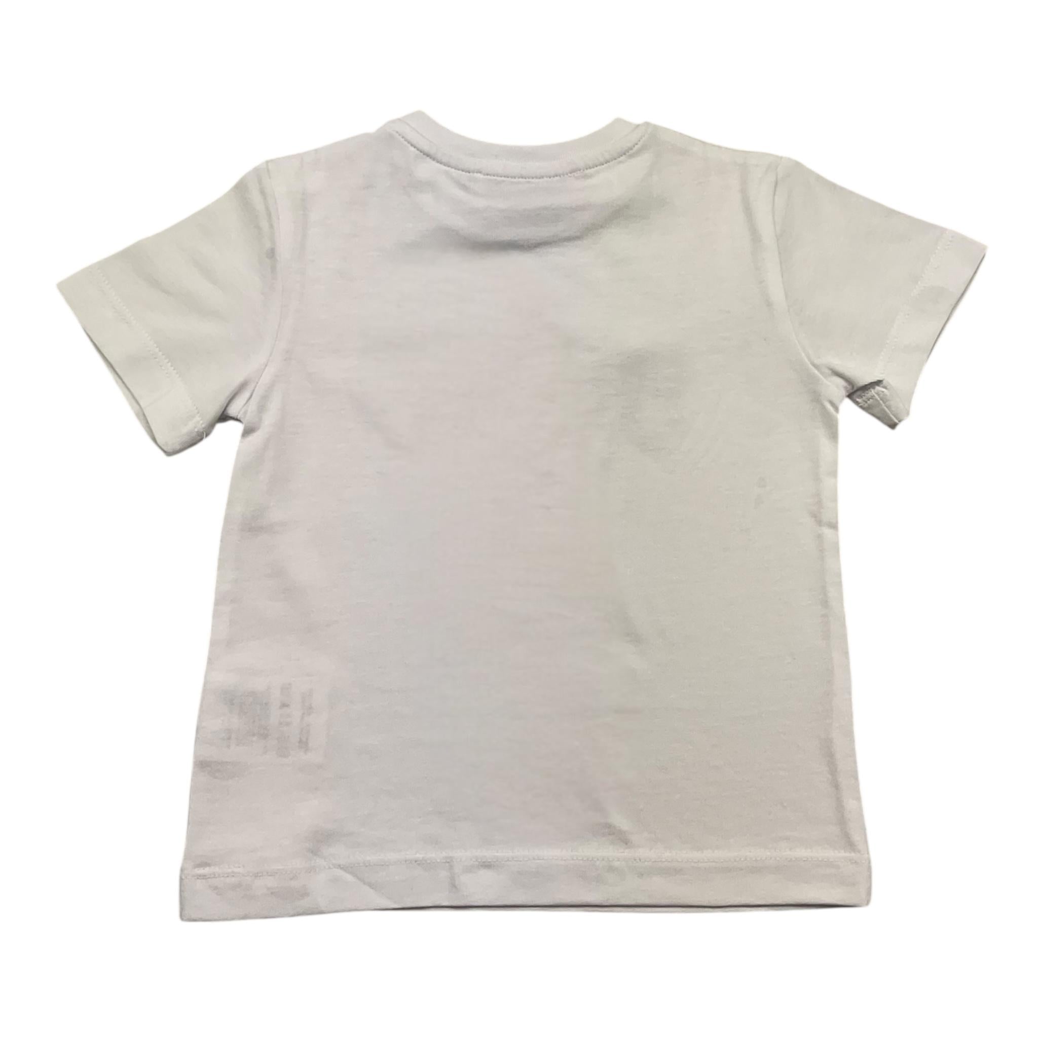 Cesare Paciotti T-Shirt Girocollo Tinta Unita con Logo per Neonato TSP5170B BIANCO CESARE PACIOTTI 
