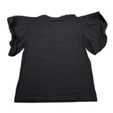 Vicolo T-Shirt Girocollo tinta unita con Logo Nero per Bambina 31460234 NERO VICOLO 