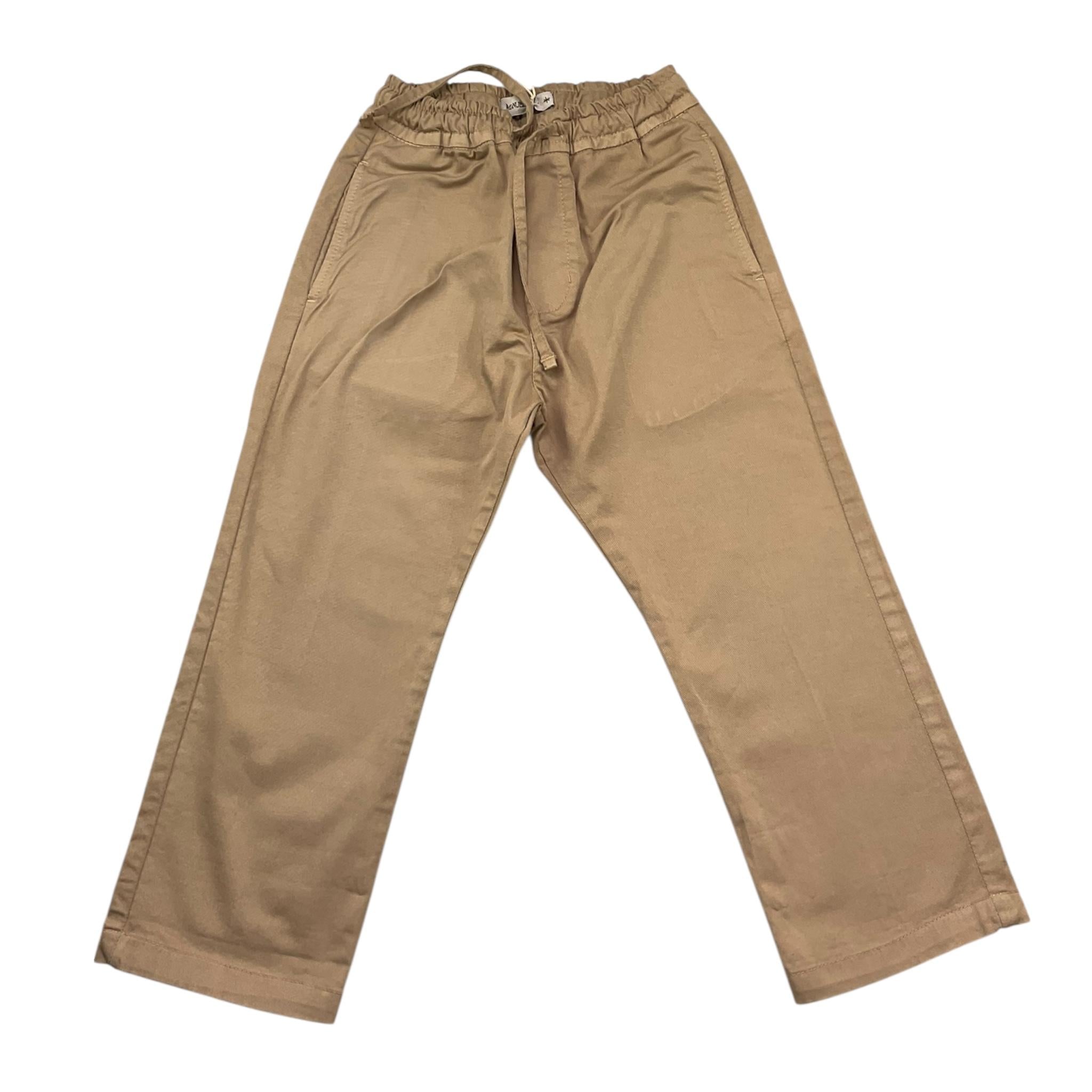 Manuel Ritz Pantalone Tinta Unita con Elastico In Vita per Bambino MR3007 BEIGE MANUEL RITZ 