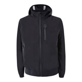 Yes Zee Giubbino Tinta Unita Con Zip E Cappuccio Nero Per Bambino