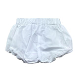 Le Bebe Culotte Tinta Unita con Logo per Neonata LBG6368 BIANCO LE BEBE 