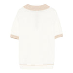 Eleventy Polo Mezza Manica Tinta Unita per Bambino EW9P01X PANNA ELEVENTY 