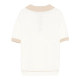 Eleventy Polo Mezza Manica Tinta Unita per Bambino EW9P01X PANNA ELEVENTY 