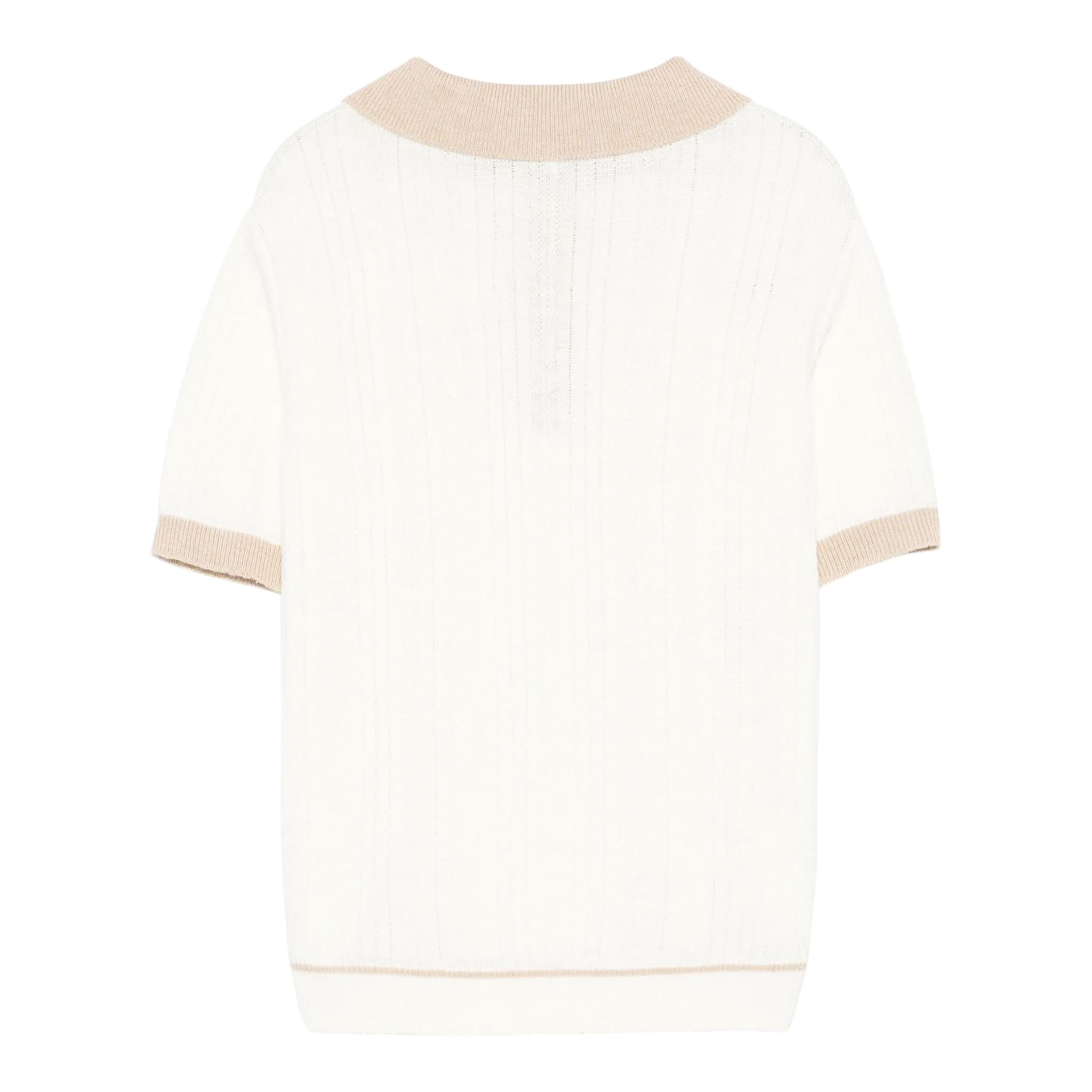 Eleventy Polo Mezza Manica Tinta Unita per Bambino EW9P01X PANNA ELEVENTY 